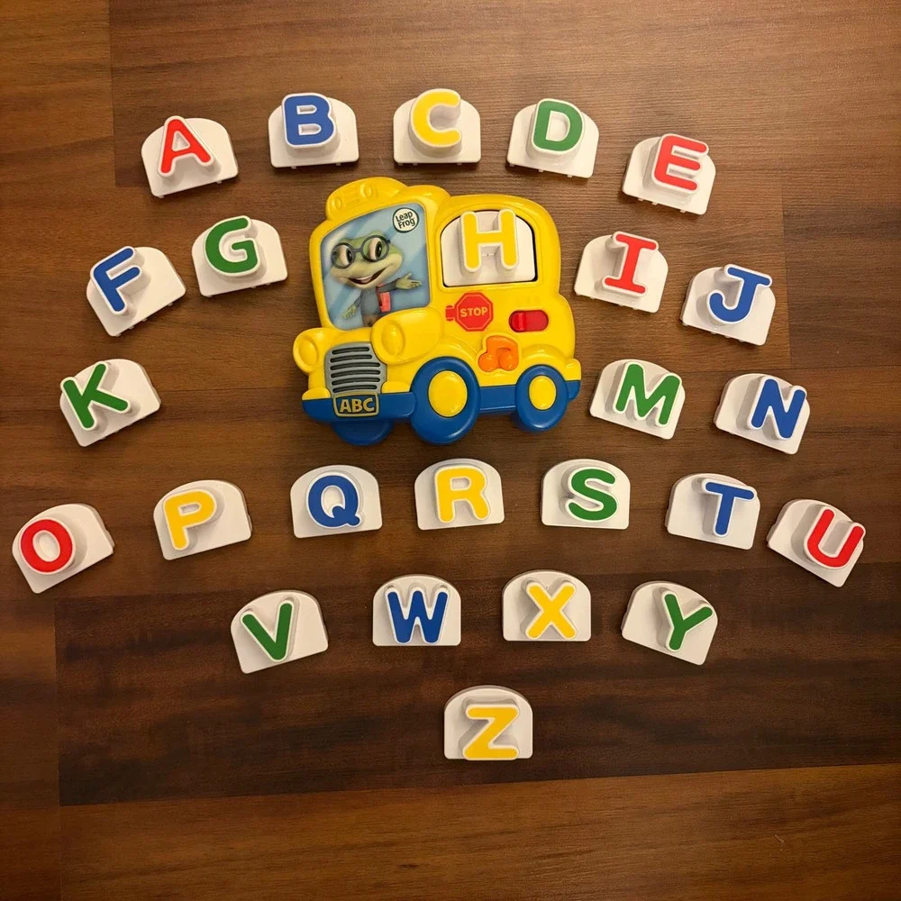 LeapFrog‎ Leapster Preschool Learning Bus Alphabet Toddler Toy missing L